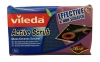 Vileda Active Scrub Губка для чистки керамич. плиты, 1 шт - Губка для чистки керамической плиты Vileda Active Scrub Glass Ceramic Scourer очищает без царапин, 1 шт