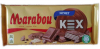 Marabou KEX Молочный шоколад с печеньем и морской солью, 185 гр.