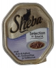 Sheba Корм для кошек телятина и индейка в соусе, 85 гр