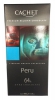 Cachet Peru Темный шоколад 64%, 100 гр